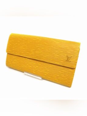 Louis Vuitton Yellow Epi Leather Sarah Wallet- PRICED TO SELL